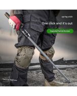 Telescopic three-section automatic spring baton self-defense product vehicle baton solid self-defense